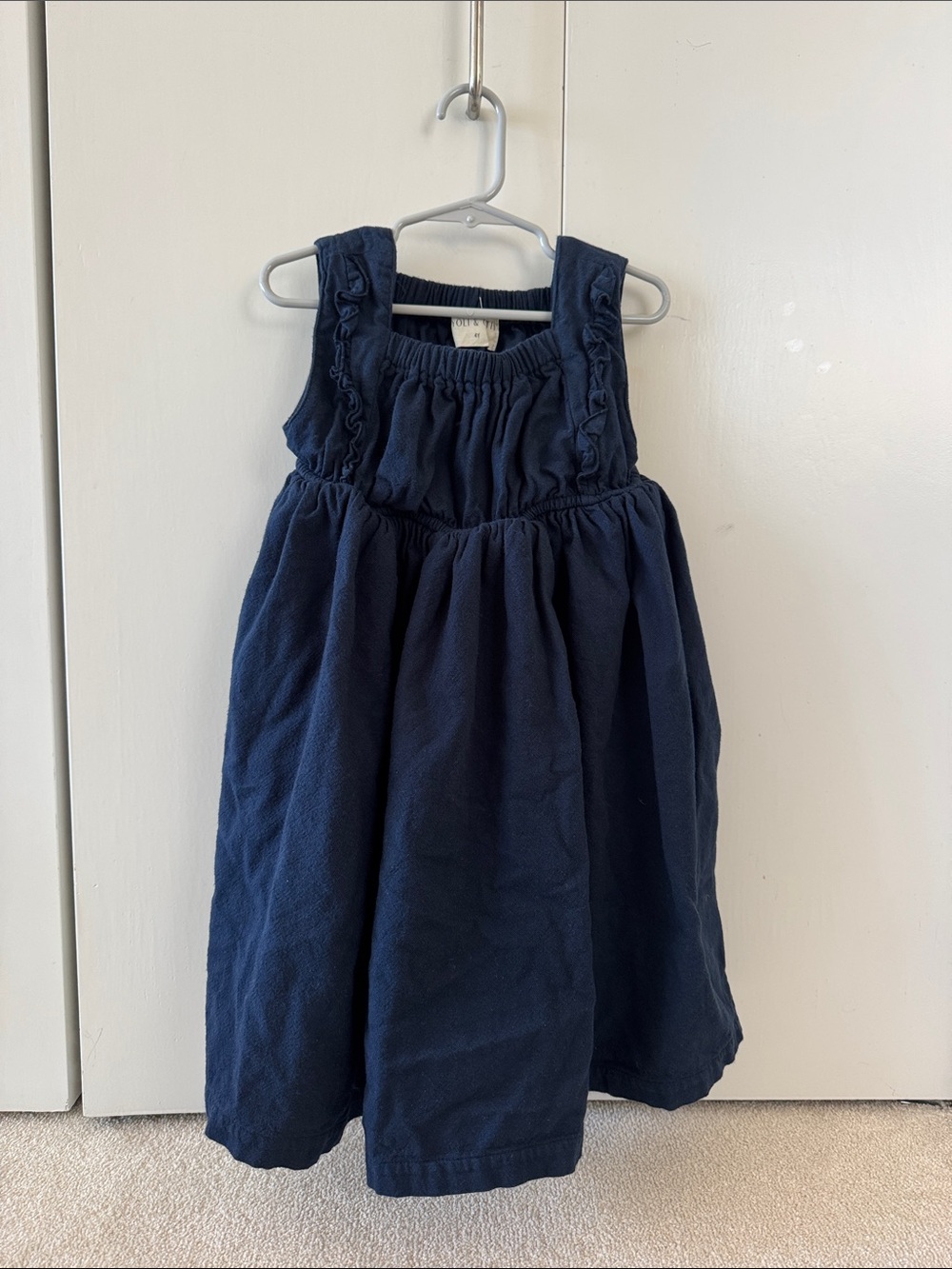 Yoli & Otis Penelope Dress - Navy 4Y